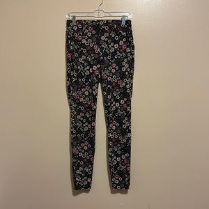 Faded Glory- Floral Jeggings- Size Small